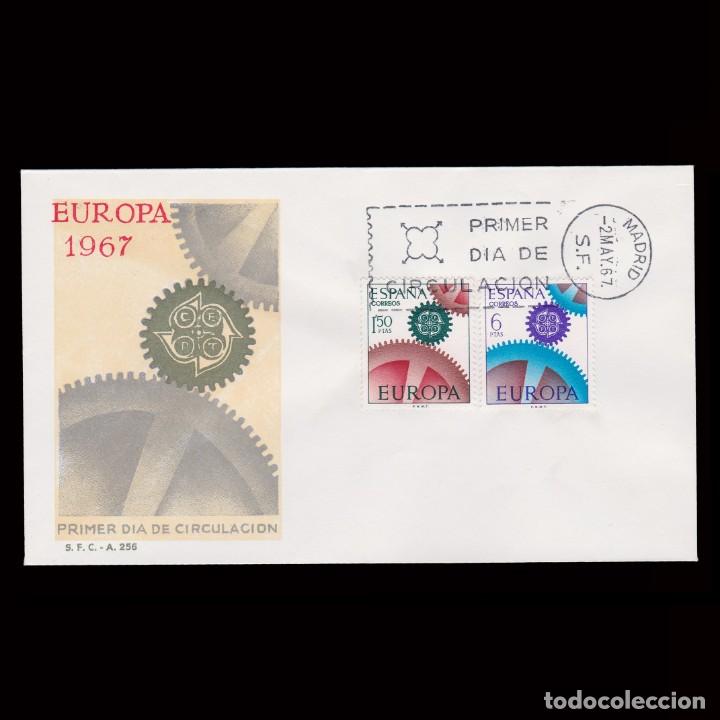 Stamps: 1&ordm; D&iacute;a Circulaci&oacute;n.1967.Europa CEPT.Edifil 1795-1796