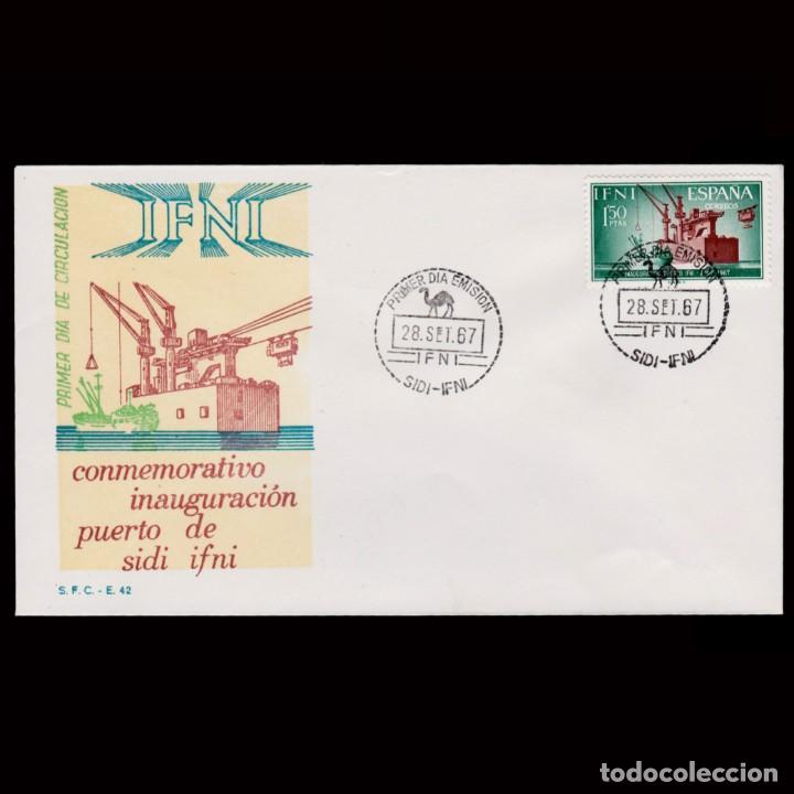Briefmarken: 1967.1&ordm; D&iacute;a Circulaci&oacute;n.Inst.Portuarias.Edifil 229