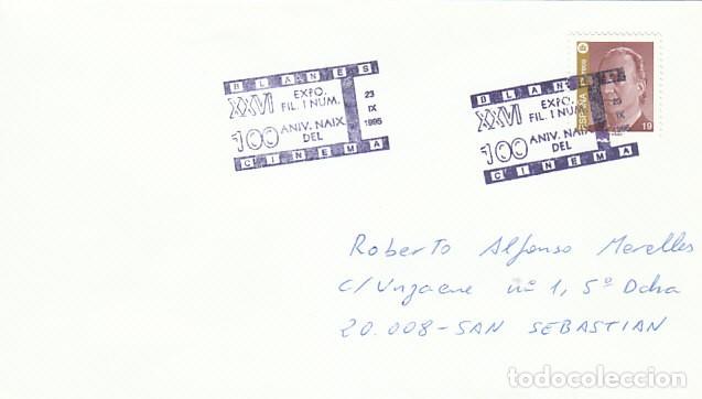 Sellos: A&ntilde;o 1995, BLANES (GIRONA), CENTENARIO DEL CINE - Foto 1