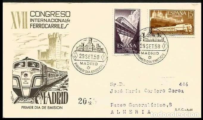 Sellos: EDIFIL 1232-1233 SPD FERROCARRILES - Foto 1