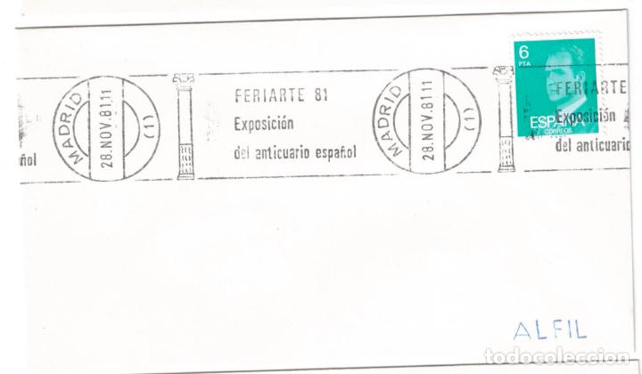 Briefmarken: SOBRE CONMEMORATIVO FERIARTE 81