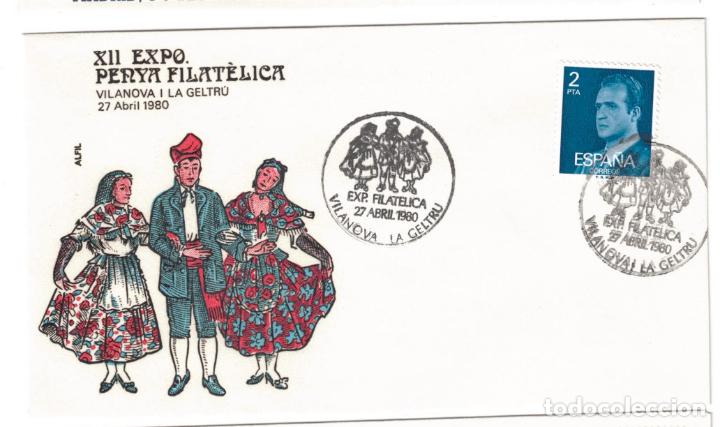 Timbres: SOBRE CONMEMORATIVO XII EXPO FERIA FILATELICA 1980