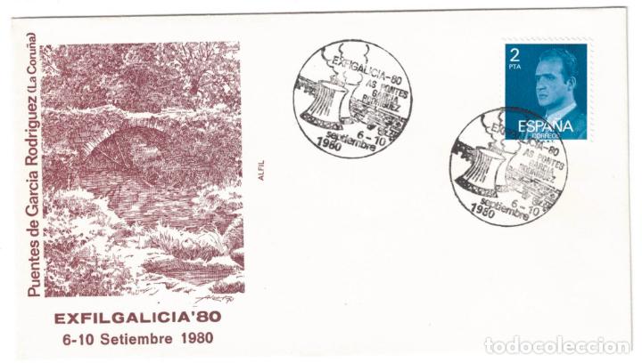 Selos: SOBRE CONMEMORATIVO EXFILGALICIA 80