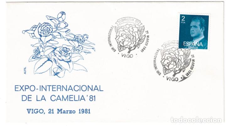 Selos: SOBRE CONMEMORATIVO EXPO-INTERNACIONAL DE LA CAMELIA 81