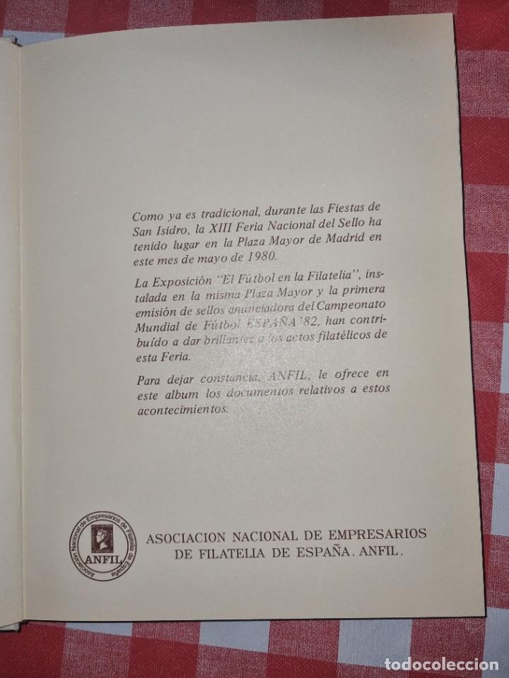 Sellos: XIII FERIA NACIONAL DEL SELLO CONJUNTO DE SOBRES Y HOJAS RECUERDOS - FUTBOLL ESPAÑA 82 - Foto 4 - 295868028