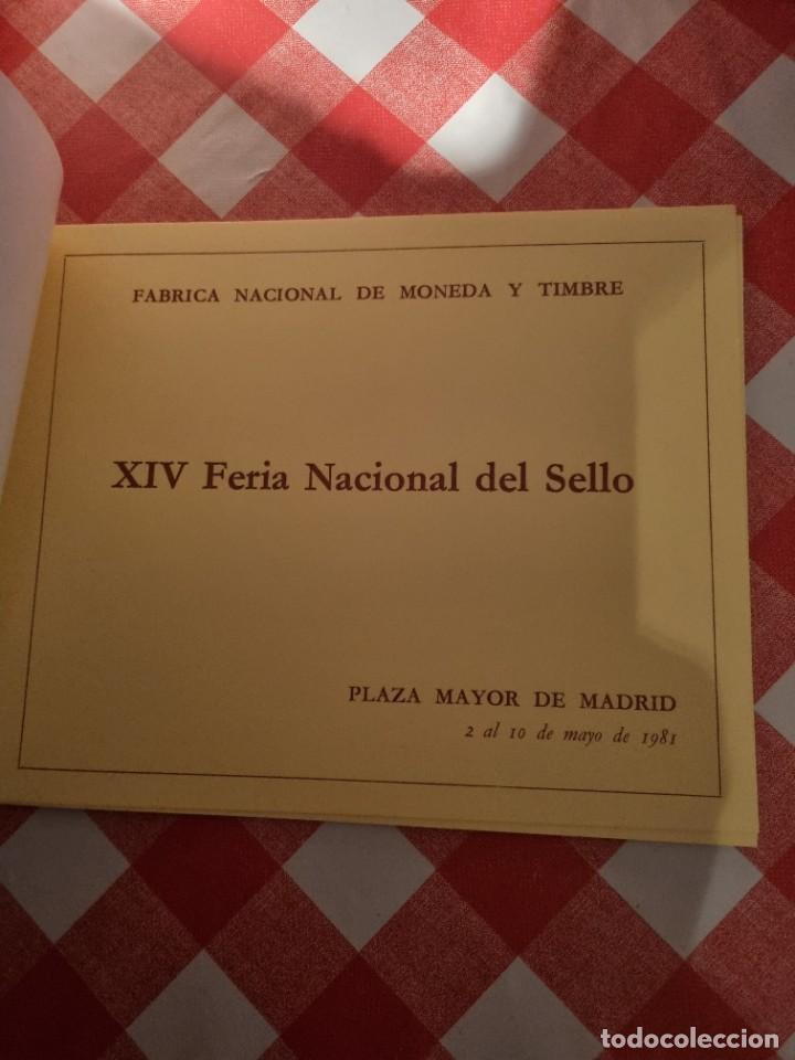 Sellos: 1981/FNMT XIV Feria Nacional del Sello/ 5 series - Foto 2 - 295873698