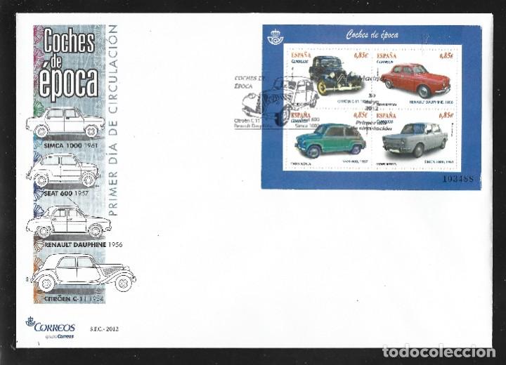 Sellos: ESPA&Ntilde;A SPD 4725 - A&Ntilde;O 2012 - COCHES DE EPOCA - Foto 1