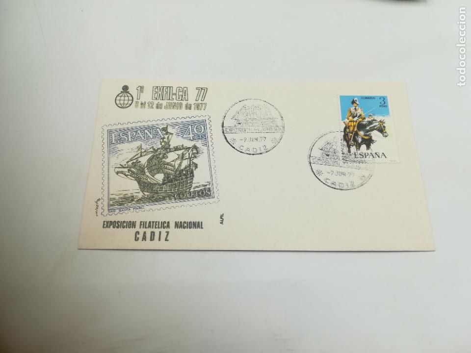 Selos: SOBRE CONMEMORATIVO. EXP FILATELICA NACIONAL. 1&ordf; EXFIL-CA 1977.