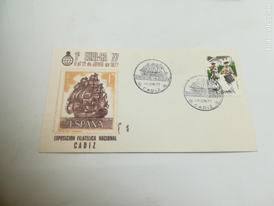 Selos: SOBRE CONMEMORATIVO. EXP FILATELICA NACIONAL. 1&ordf; EXFIL-CA 1977.