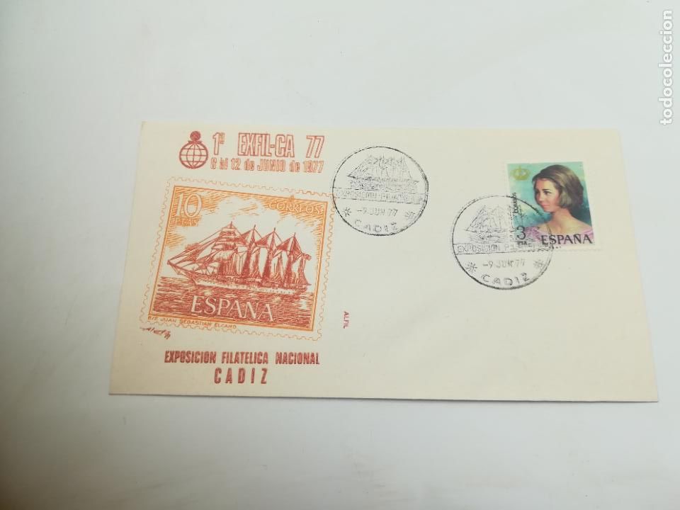 Selos: SOBRE CONMEMORATIVO. EXP FILATELICA NACIONAL. 1&ordf; EXFIL-CA 1977.