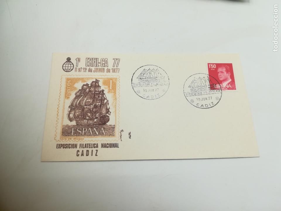 Selos: SOBRE CONMEMORATIVO. EXP FILATELICA NACIONAL. 1&ordf; EXFIL-CA 1977.