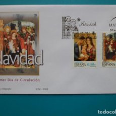 Selos: 2002-ESPAÑA-SOBRES PRIMER DIA(FDC)SERIE COMPLETA-EDIFIL Nº3955-6-NAVIDAD. Lote 307828678