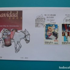 Selos: 2003-ESPAÑA-SOBRES PRIMER DIA(FDC)SERIE COMPLETA-EDIFIL Nº4031-2-NAVIDAD. Lote 307833833