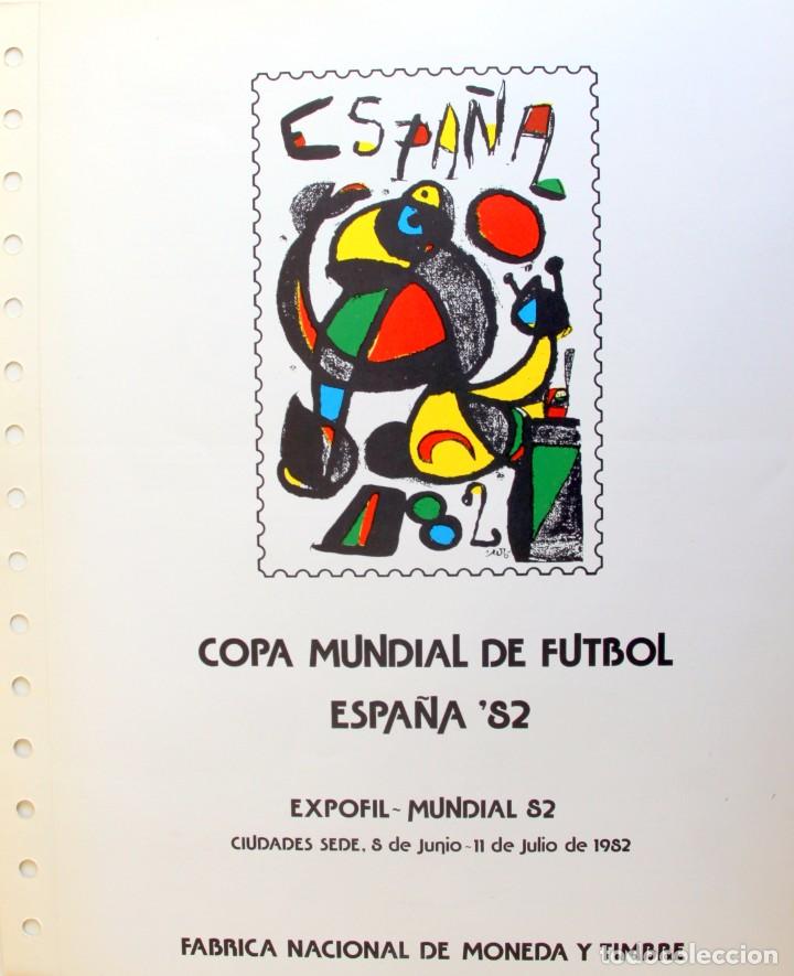 Sellos: MUNDIAL DE FUTBOL ESPA&Ntilde;A 82: EXPOFIL 82-MATASELLOS 14 SEDES + EXTRA BARCELONA