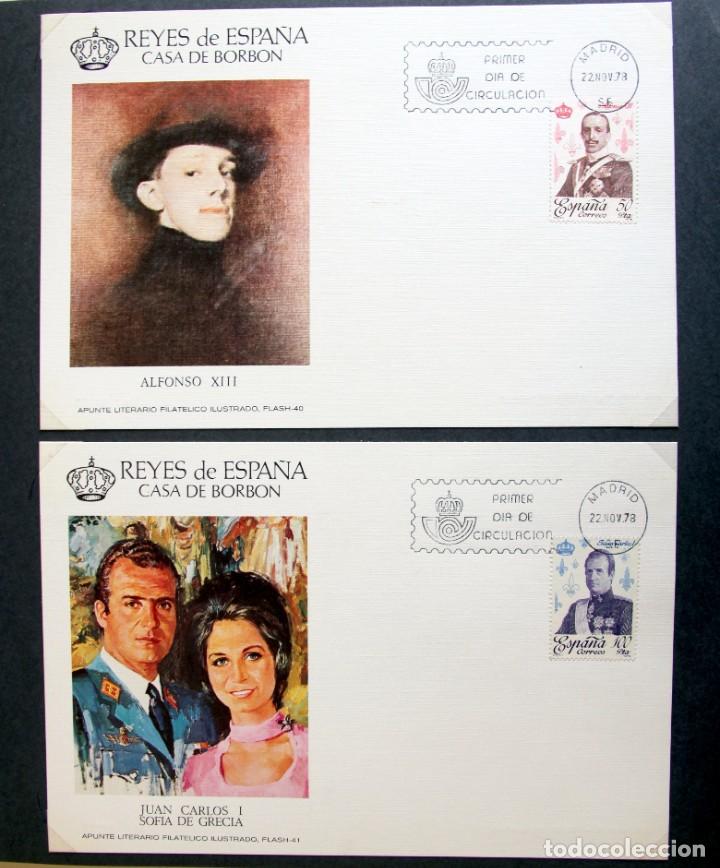 Sellos: COLECCION 80 TARJETAS MATASELLOS PRIMER DIA DE CIRCULACION 1973-82 - INC. ALBUM