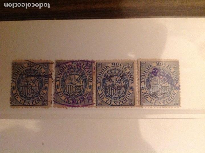 Sellos: Sello TIMBRE M&Oacute;VIL 1888 ESPA&Ntilde;A - Foto 1