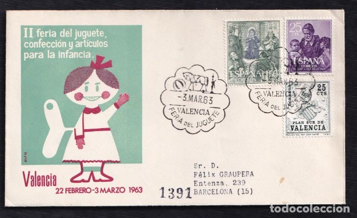 Sellos: 1963.- BARCELONA A VALENCIA - Foto 1