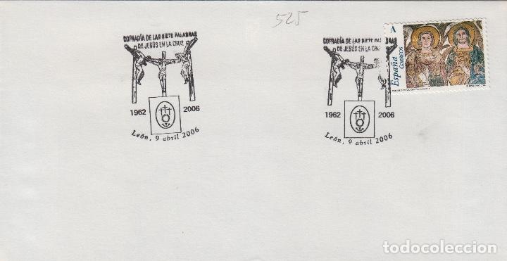 Stamps: LEON- 2006 - COFRAD&Iacute;A DE LAS SIETE PALABRAS DE JESUS EN LA CRUZ , RELIGI&Oacute;N en SOBRE