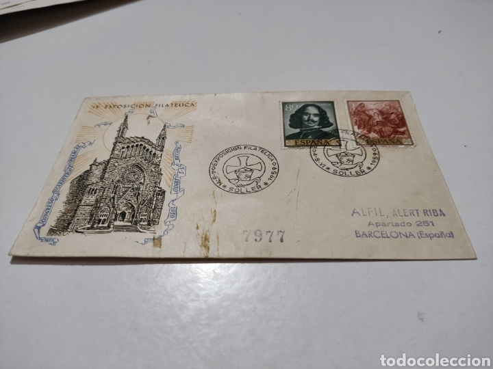 Sellos: Sobre primer d&iacute;a congreso eucar&iacute;stico comarcal Soller - Foto 1