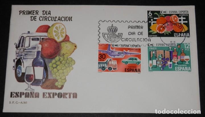 Sellos: SOBRE PRIMER DIA -ESPA&Ntilde;A EXPORTA - Foto 1