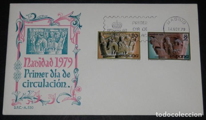 Sellos: SOBRE PRIMER DIA -NAVIDAD 1979 - Foto 1