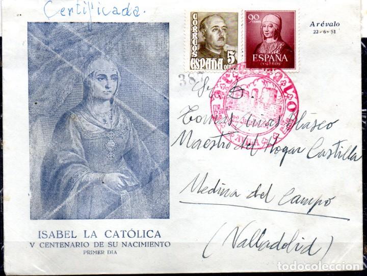 Francobolli: L11 - CARTA MATASELLO ESPECIAL EN TINTA ROJA &rdquo;PERSONAJES - ISABEL LA CATOLICA - CASTILLOS&rdquo;