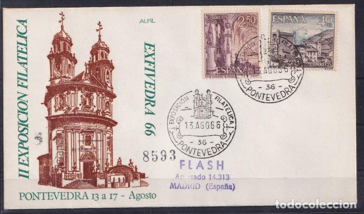 Sellos: 1966.- PONTEVEDRA A MADRID - Foto 1
