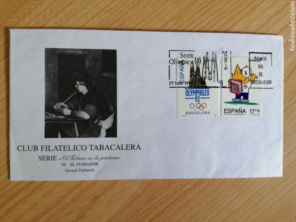 Selos: SOBRE CON MATASELLO ESPECIAL. SERIE OLIMPICA. (IGZ)