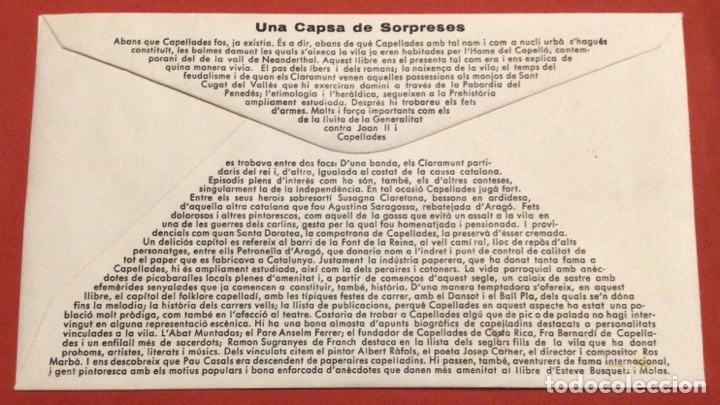 Sellos: SOBRE HIST&Ograve;RIA DE CAPELLADES - Foto 2