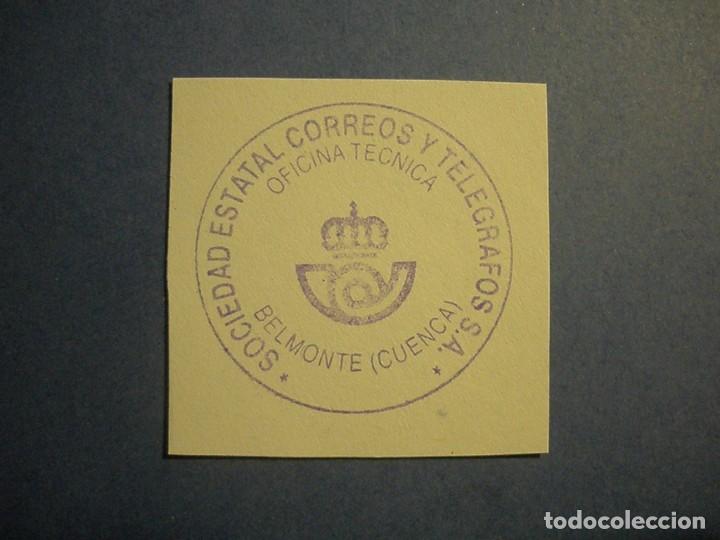 Stamps: ESPA&Ntilde;A - MARCOFILIA - CORREOS Y TEL&Eacute;GRAFOS - BELMONTE (CUENCA).