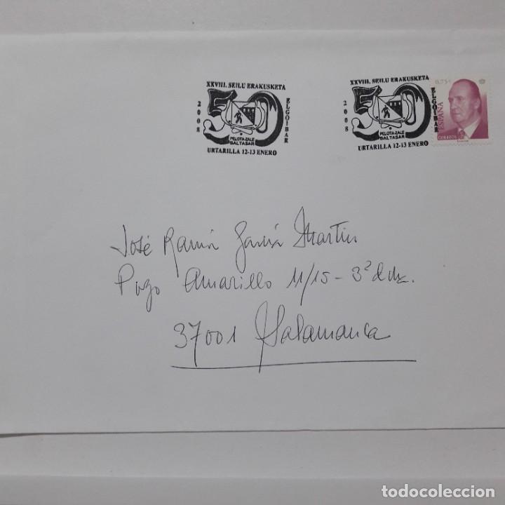 Sellos: MATASELLO URTARILLA SOBRE 2008 salamanca - Foto 1