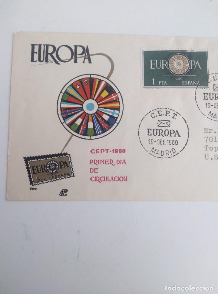 Sellos: 1960, EUROPA, PRIMER D&Iacute;A DE EMISI&Oacute;N. - Foto 1