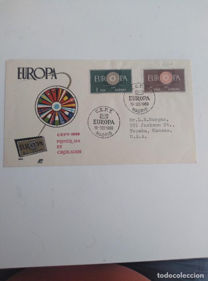 Sellos: 1960, EUROPA, PRIMER D&Iacute;A DE EMISI&Oacute;N. - Foto 2
