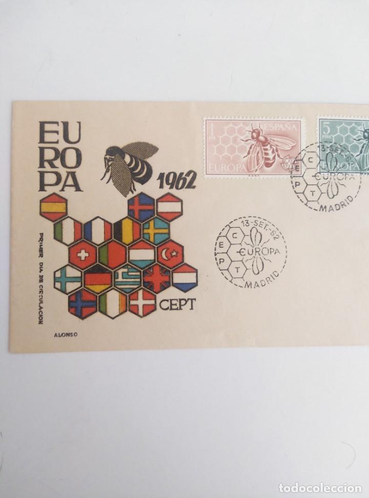 Sellos: 1962, EUROPA, PRIMER D&Iacute;A DE EMISI&Oacute;N. - Foto 1