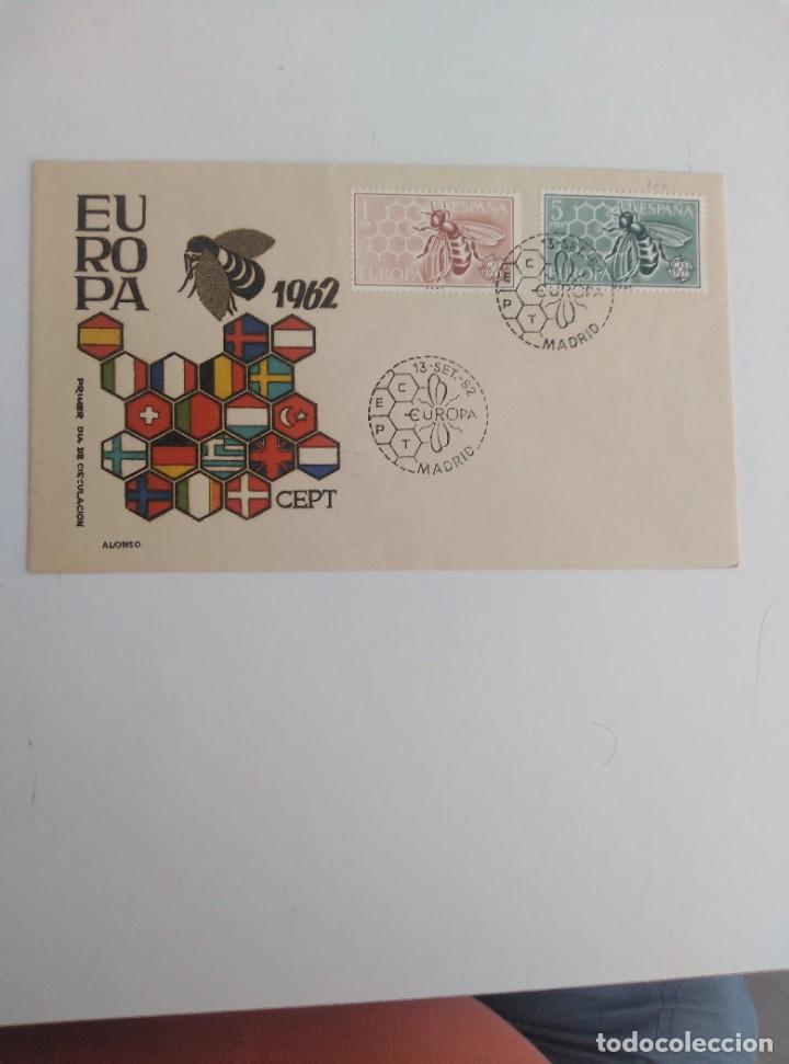 Sellos: 1962, EUROPA, PRIMER D&Iacute;A DE EMISI&Oacute;N. - Foto 2