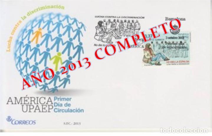 Sellos: Sobres de Primer D&iacute;a. Espa&ntilde;a 2013. A&Ntilde;O COMPLETO - Foto 1