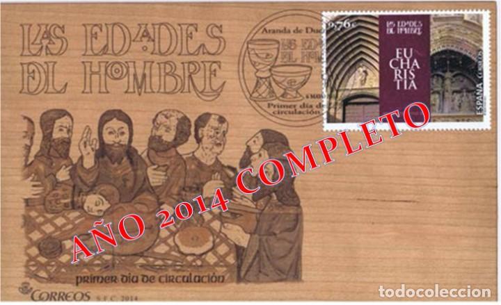 Sellos: Sobres de Primer D&iacute;a. Espa&ntilde;a 2014. A&Ntilde;O COMPLETO - Foto 1