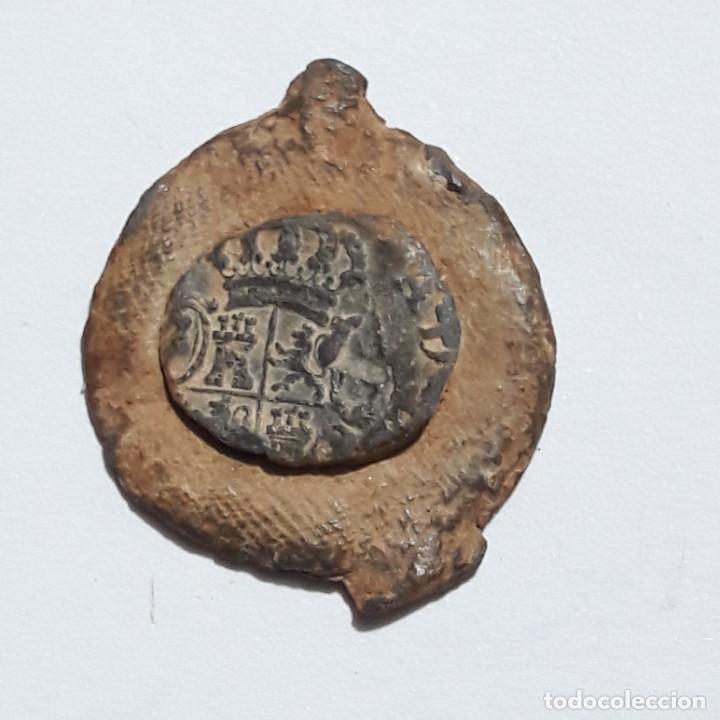 Sellos: ANTIGUO MARCHAMO CON ESCUDO Y &rdquo; LASTRA&rdquo; - Foto 1