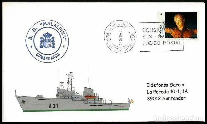 Sellos: ARMADA 2004 BHO MALASPINA EN BARCELONA - Foto 1
