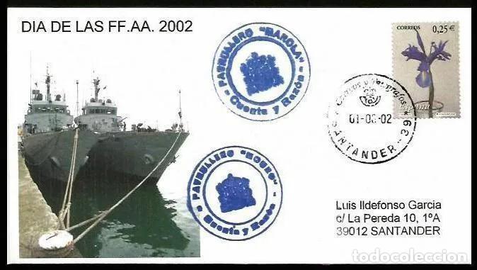 Sellos: ARMADA 2002 PATRULLEROS MOURO - MAROLA FFAA SANTANDER - Foto 1