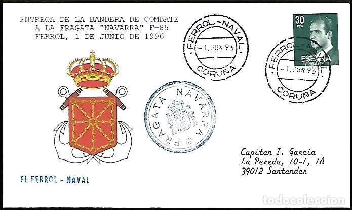 Sellos: ARMADA 1996 FRAGATA NAVARRA BANDERA DE COMBATE - Foto 1