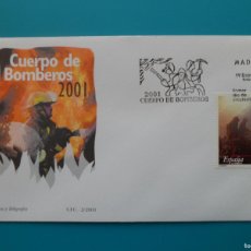 Sellos: 2001-ESPAÑA-SOBRES PRIMER DIA-Nº3777-CUERPO DE BOMBEROS-. Lote 364013791
