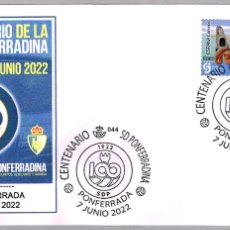 Francobolli: MATASELLOS CENTENARIO CD PONFERRADINA - FUTBOL. PONFERRADA, LEON, 2022. Lote 365816741