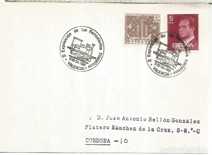 Sellos: VALENCIA FERROCARRIL RAILWAY TREN - Foto 1