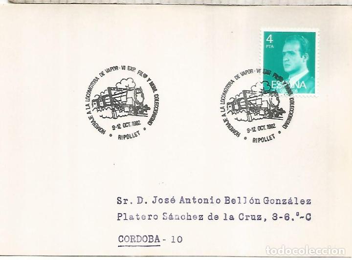 Sellos: RIPOLLET FERROCARRIL RAILWAY TREN - Foto 1