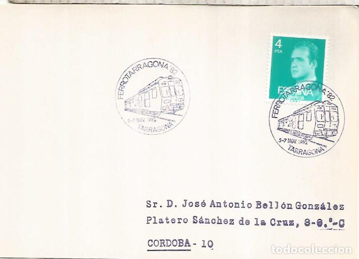 Sellos: TARRAGONA FERROCARRIL RAILWAY TREN - Foto 1