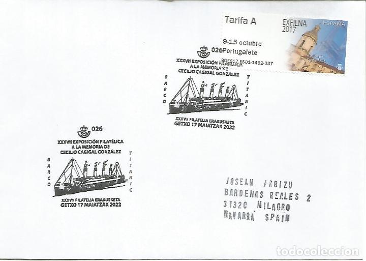 Sellos: ESPA&Ntilde;A GETXO MAT RMS TITANIC SHIP STEAMSHIP BARCO