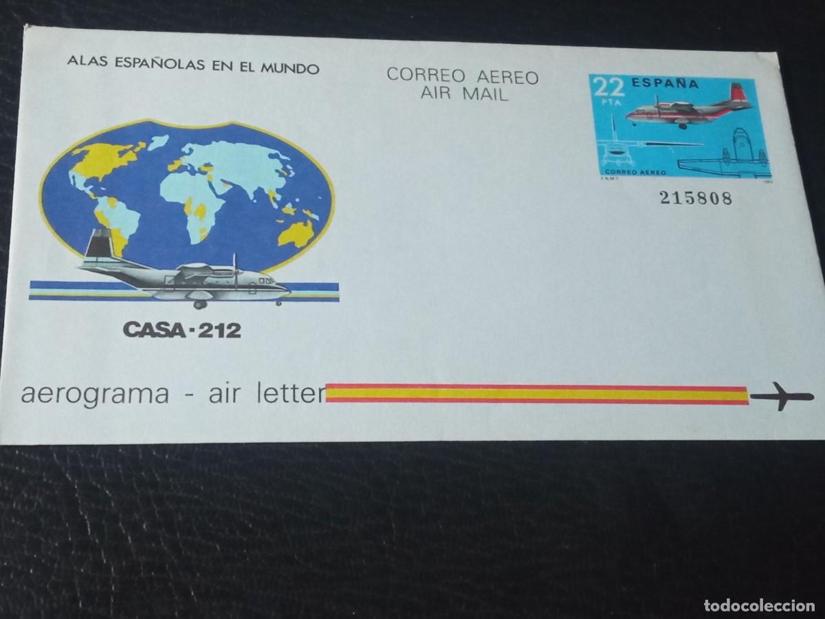 Sellos: Sobre aereo Espa&ntilde;a - Foto 1