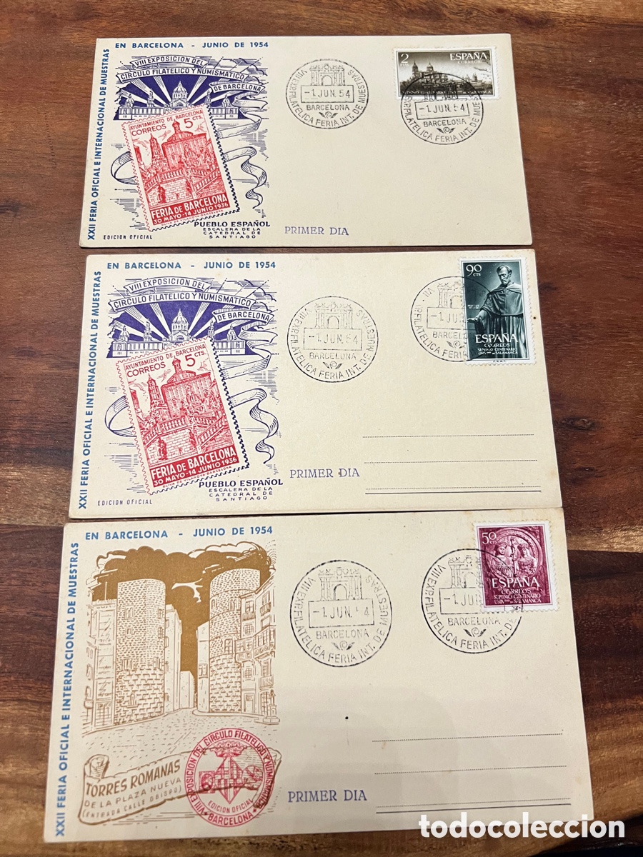 Sellos: Matasello Especial Edifil 1126 a 1128 - Foto 1
