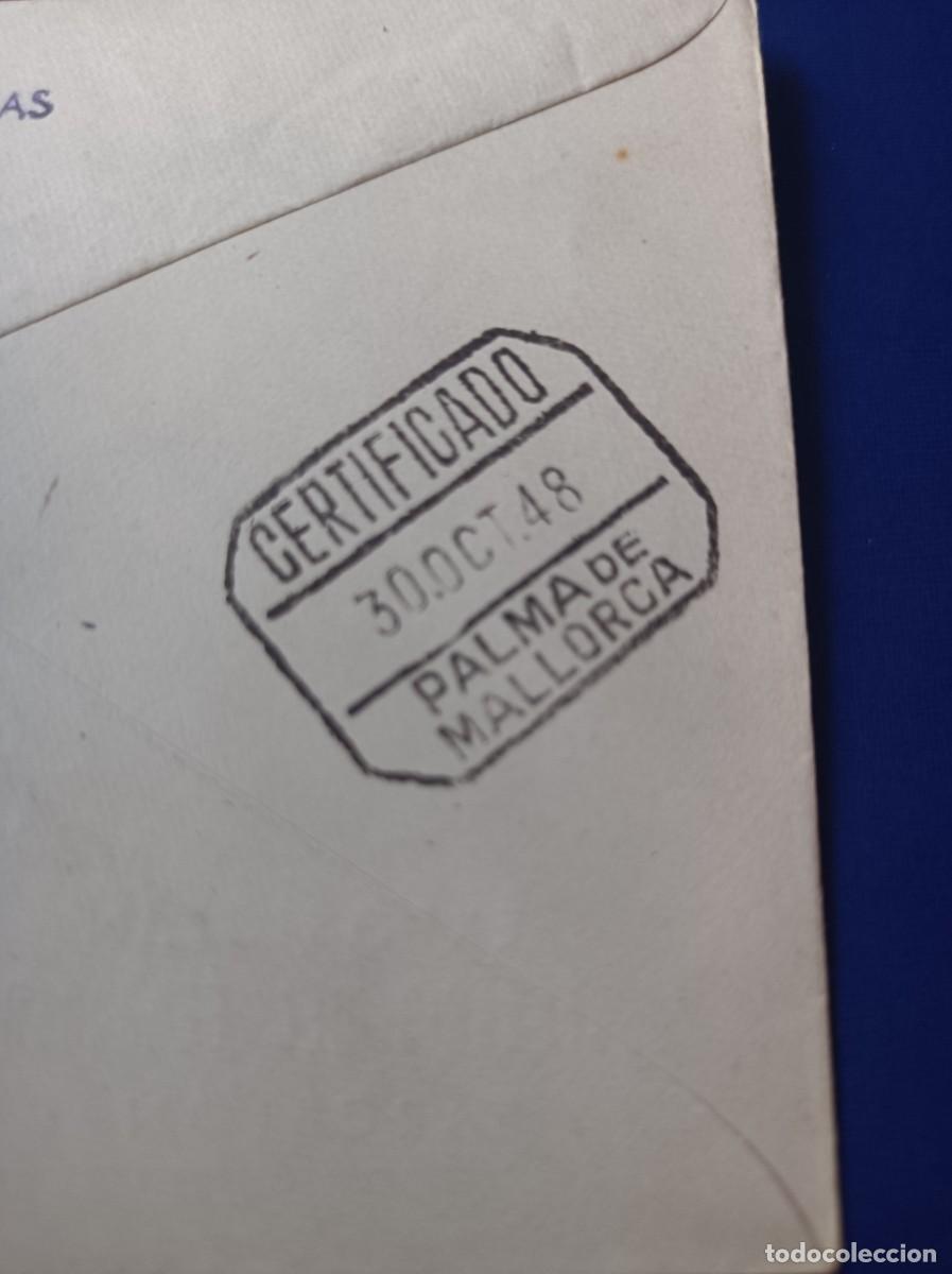 Sellos: SOBRE EXPOSICI&Oacute;N CENTENARIO DEL FERROCARRIL BARCELONA 1948 - Foto 12